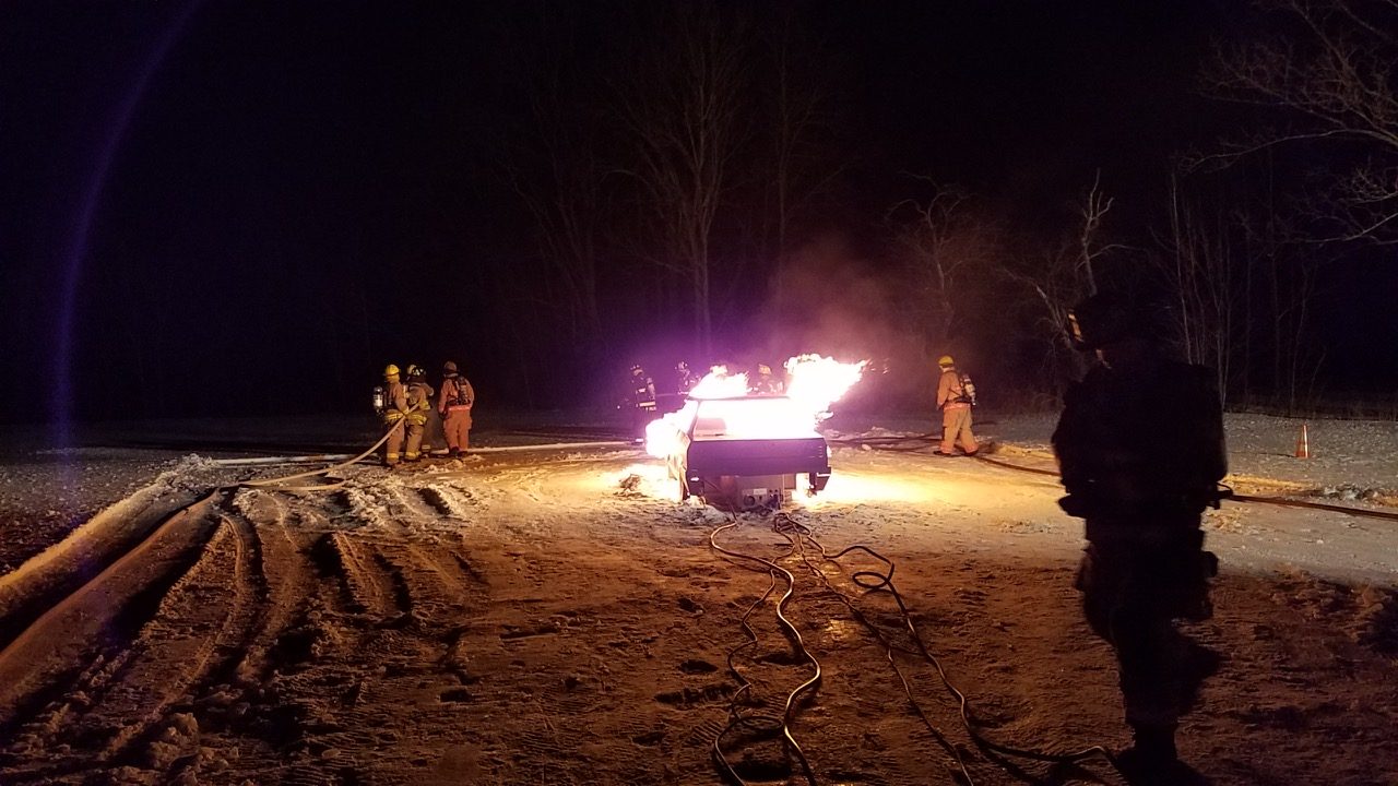 Burnt Hills FF1 Car Fire Unit